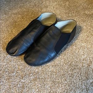 Dance class black jazz shoes